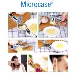 Microcase Paslanmaz Çelik Sarımsak Ezme Aleti Rendesi - AL4704