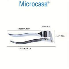 Microcase Paslanmaz Çelik Sarımsak Ezme Aleti Rendesi - AL4704