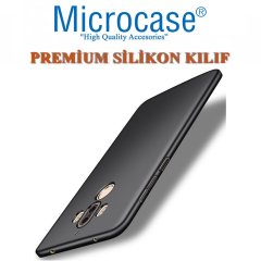 Huawei Mate 10 Pro Premium Matte Silikon Kılıf + Tam Kaplayan Cam