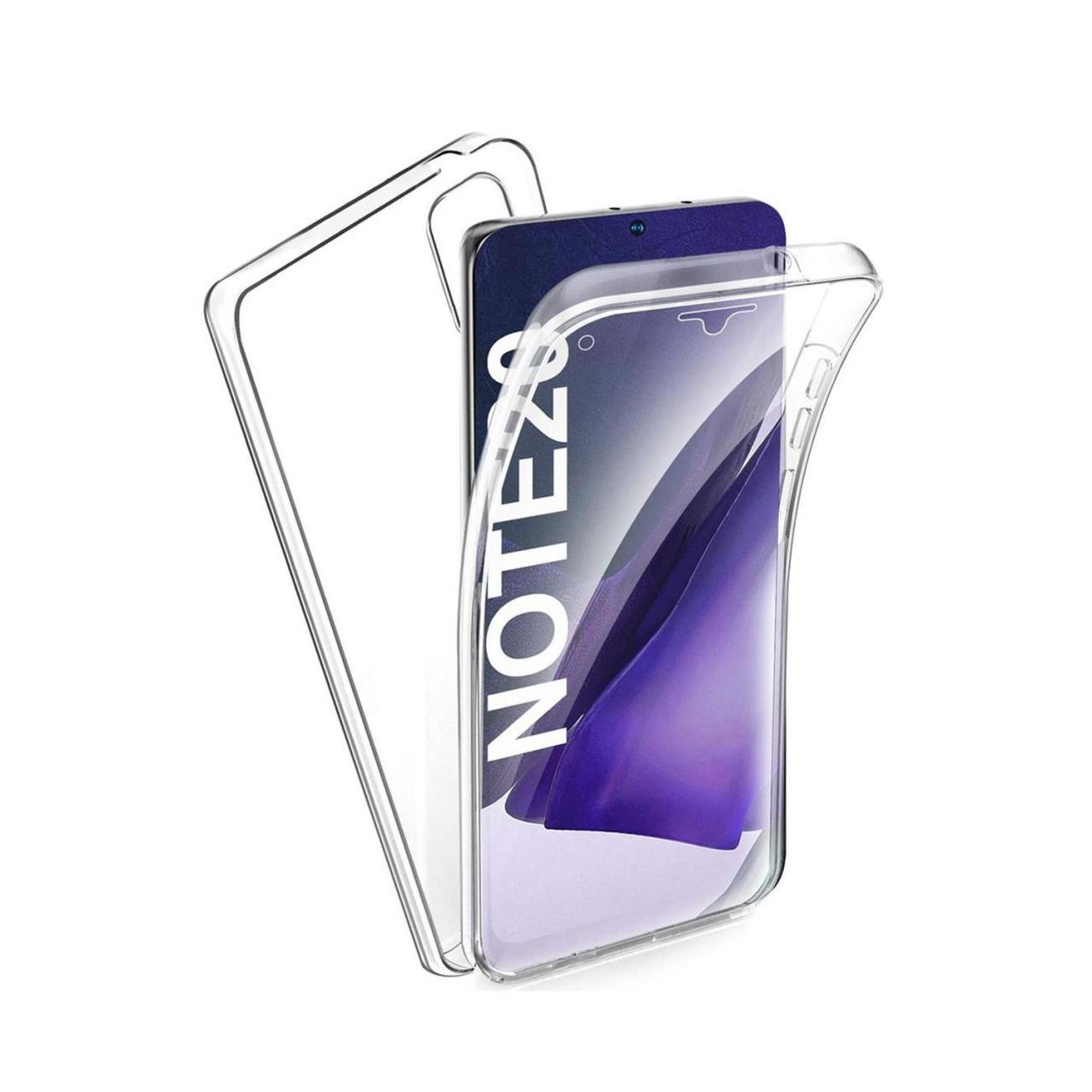 Microcase Samsung Galaxy Note 20 360 Tpu Serisi Ön Arka Full Cover Şeffaf Kılıf