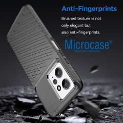 Microcase Xiaomi Redmi 12 4G Thunder Serisi Darbeye Dayanıklı Silikon Kılıf - Siyah AL3421