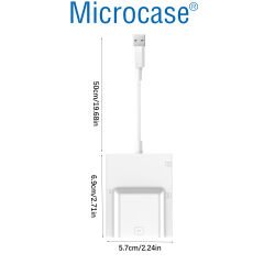 Microcase USB 3.0 Kart Okuyucu 4in1 USB OTG CF/SD/TF - AL4584