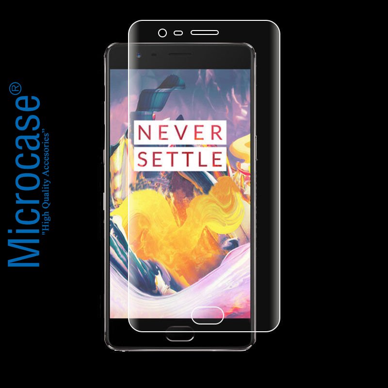 Microcase OnePlus 3 Full Ön Kaplama TPU Soft Koruma Filmi