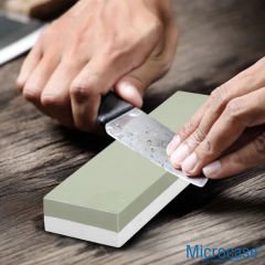 Microcase Profesyonel Tasarım Çift Kumlu Büyük Boy Mutfak Bileme Taşı Bıçak Satır Nacak Balta Bileme Taşı AL4246