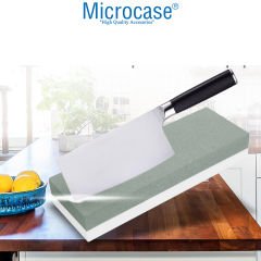 Microcase Profesyonel Tasarım Çift Kumlu Büyük Boy Mutfak Bileme Taşı Bıçak Satır Nacak Balta Bileme Taşı AL4246