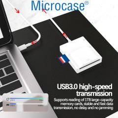Microcase Type C Kart Okuyucu 4in1 OTG CF/SD/TF - AL4585