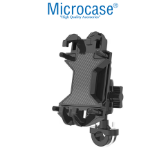 Microcase ZR844 Gidon ve Ayna Bağlantılı 360 Derece Dönen Titreşim Önleyici Motosiklet Scooter Telefon Tutucu - AL5075