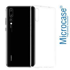 Huawei P20 Pro İnce 0.2 mm Soft Silikon Kılıf + Tempered Cam