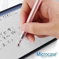 Microcase Universal Telefon  Tablet için   2in1 Disk Uçlu Stylus Dokunmatik  Çizim Kalemi-AL4764