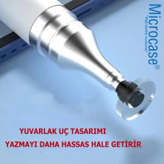 Microcase Universal Telefon  Tablet için   2in1 Disk Uçlu Stylus Dokunmatik  Çizim Kalemi-AL4764