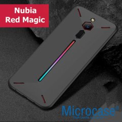 Microcase ZTE Nubia Red Magic Soft Esnek Silikon Kılıf SİYAH +CAM