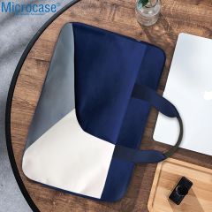 Microcase Vorcom SXPro 10.1 inch için Tablet Çantası 2 Bölmeli AL4228 Lacivert Gri Krem