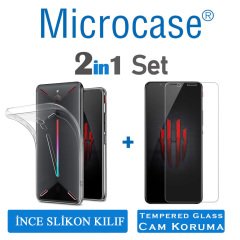 Microcase ZTE Nubia Red Magic İnce 0.2 mm Soft Silikon Kılıf +CAM