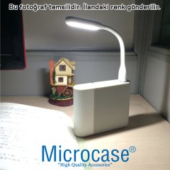 Microcase Esnek USB PC Notebook Led Lamba Aydınlatma - AL2488 KIRMIZI RENK