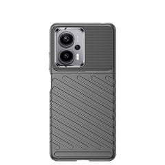 Microcase Xiaomi Redmi Note 12T Pro / Note 11T Pro Thunder Serisi Darbeye Dayanıklı Silikon Kılıf - Siyah AL3421