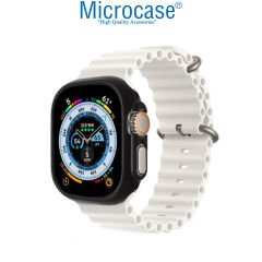 Microcase Apple Watch Ultra 49mm Önü Açık Sert Slim Rubber Kılıf - AL3172