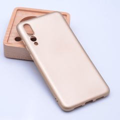 Huawei P20 Pro Premium Matte Silikon Kılıf + Tempered Glass Cam