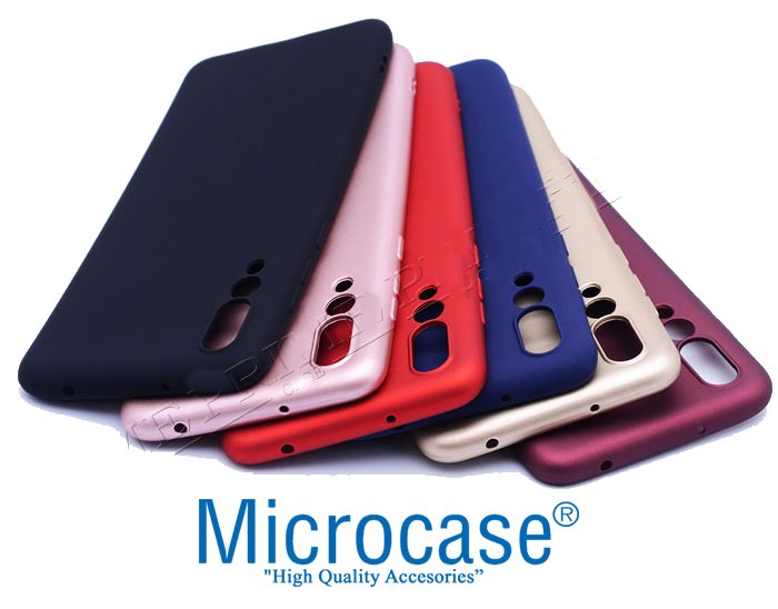 Huawei P20 Pro Premium Matte Silikon Kılıf + Tempered Glass Cam