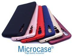 Huawei P20 Pro Premium Matte Silikon Kılıf + Tempered Glass Cam