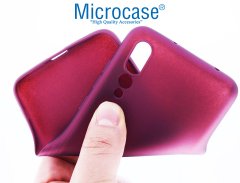 Huawei P20 Pro Premium Matte Silikon Kılıf + Tempered Glass Cam