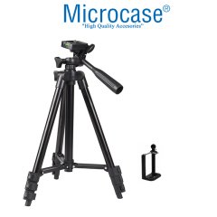 Microcase 3 Ayak Sabitleyici Alüminyum Cep Telefonu Kamera Tripodu 102 cm 3120A - AL3120 SİYAH