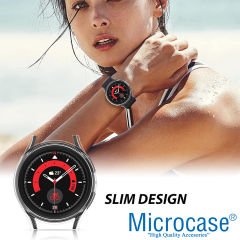 Microcase Samsung Galaxy Watch 5 40 mm Önü Açık Sert Slim Rubber Kılıf - AL3172
