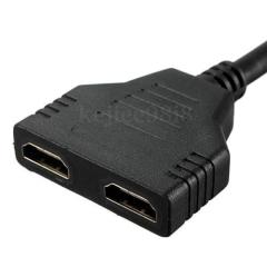 HDMI to 2 in 1 Hub Full HD Adaptör 30cm