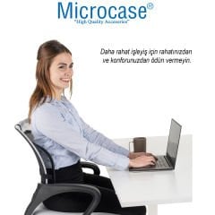 Microcase Ortopedik Fileli Koltuk ve Oto Bel Desteği Sırtlık + Oto Araç Koltuk Minderi AL4633