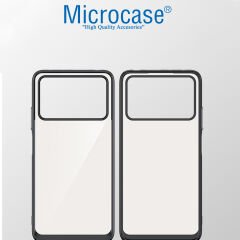 Microcase Xiaomi Poco X4 Pro 5G Shield Serisi Darbeye Dayanıklı Köşe Korumalı Yarı Esnek Plastik TPU Kılıf - Füme