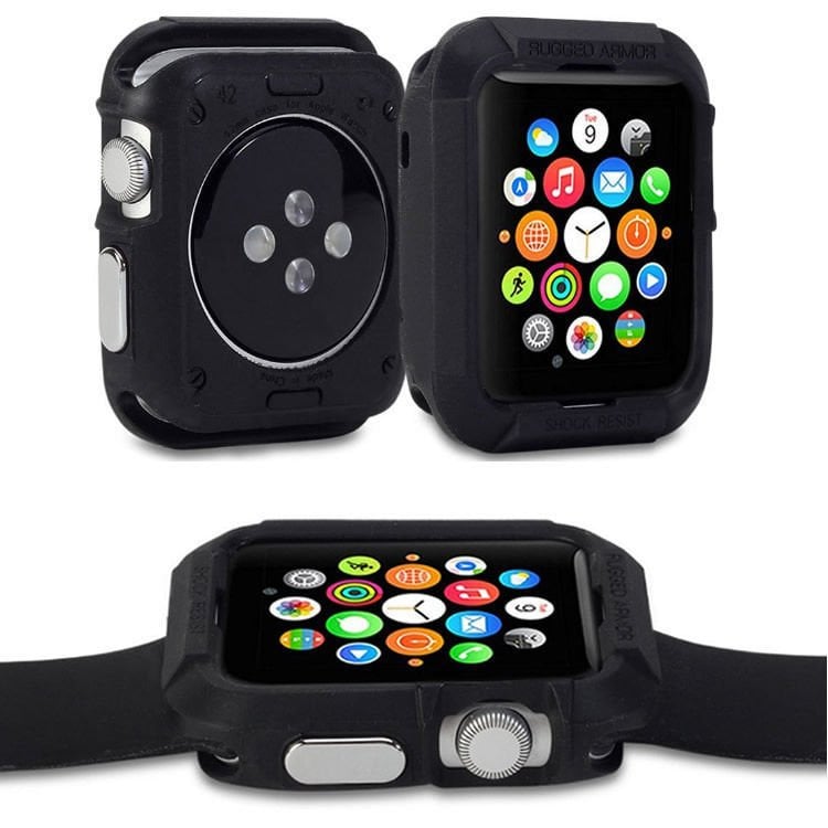 Apple watch 3 S3 Seri 3 42 mm Armor Guard Silikon Kılıf