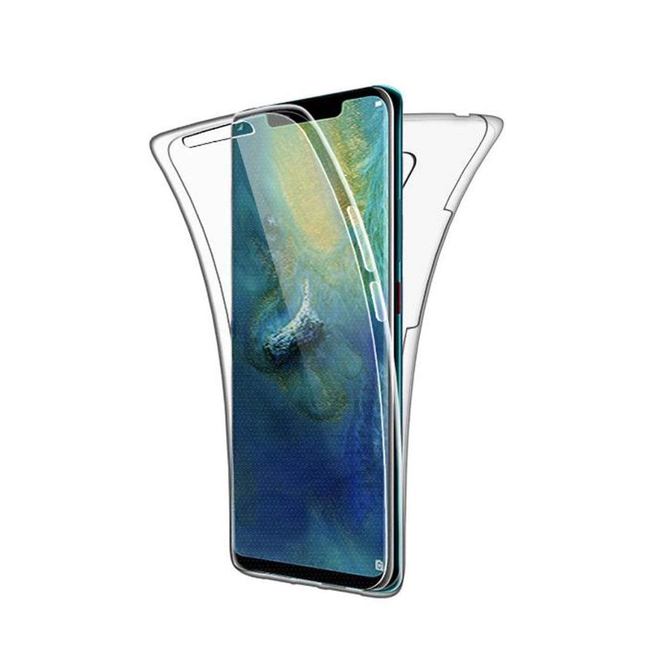 Microcase Huawei Mate 20 Pro 360 Tpu Serisi Ön Arka Full Cover Şeffaf Kılıf