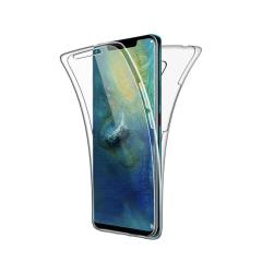 Microcase Huawei Mate 20 Pro 360 Tpu Serisi Ön Arka Full Cover Şeffaf Kılıf