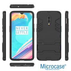 OnePlus 6T Alfa Armor Kılıf + Tam Kaplayan Cam