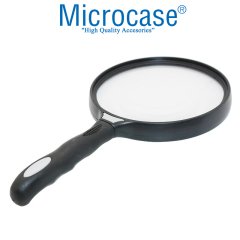 Microcase 130 mm Çap 2.5 X Büyütme El Tipi Büyüteç - AL2491