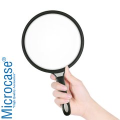 Microcase 130 mm Çap 2.5 X Büyütme El Tipi Büyüteç - AL2491
