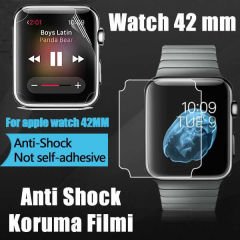Apple watch 3 S3 Seri 3 42 mm Nano Esnek Cam Ekran Koruma Film