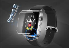 Apple watch 3 S3 Seri 3 42 mm Nano Esnek Cam Ekran Koruma Film