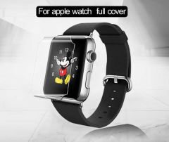 Apple watch 3 S3 Seri 3 42 mm Nano Esnek Cam Ekran Koruma Film