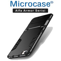 Microcase Xiaomi Mi 5 Alfa Serisi Armor Standlı Kılıf + Ekran Koruyucu