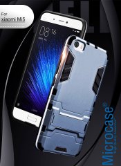 Microcase Xiaomi Mi 5 Alfa Serisi Armor Standlı Kılıf + Ekran Koruyucu