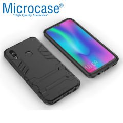 Huawei P Smart 2019 Alfa Armor Kılıf + Tam Kaplayan Cam