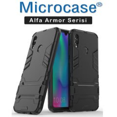 Huawei P Smart 2019 Alfa Armor Kılıf + Tam Kaplayan Cam