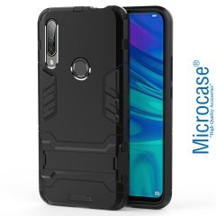 Microcase Huawei Honor 9X - Honor 9X Pro Global Alfa Serisi Armor Standlı Perfect Koruma Kılıf - Siyah