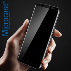 Samsung Galaxy S9 3D Curved Tam Kaplayan Tempered Cam Koruma