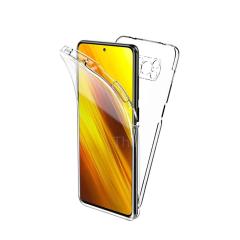 Microcase Xiaomi Poco X3 Pro 360 Tpu Serisi Ön Arka Full Cover Şeffaf Kılıf