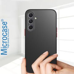 Microcase Samsung Galaxy A34 London Serisi Darbeye Dayanıklı Kılıf - Siyah AL3415