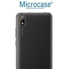 Microcase Huawei Y5 2019 Ultra İnce 0.2 mm Soft Silikon Kılıf + Tempered Glass Cam Koruma (SEÇENEKLİ)