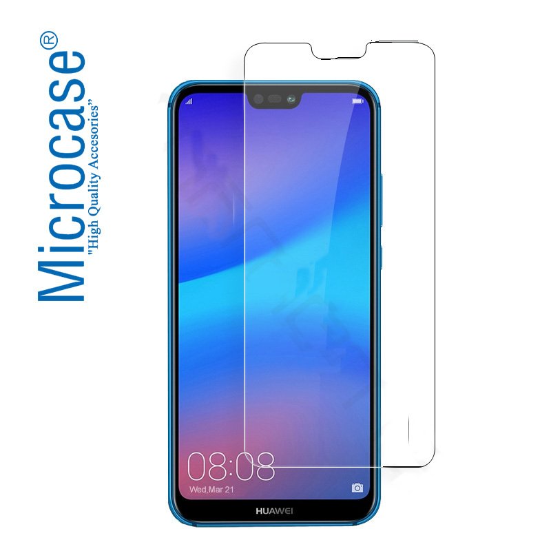 Huawei P20 Lite Tempered Glass Cam Ekran Koruma