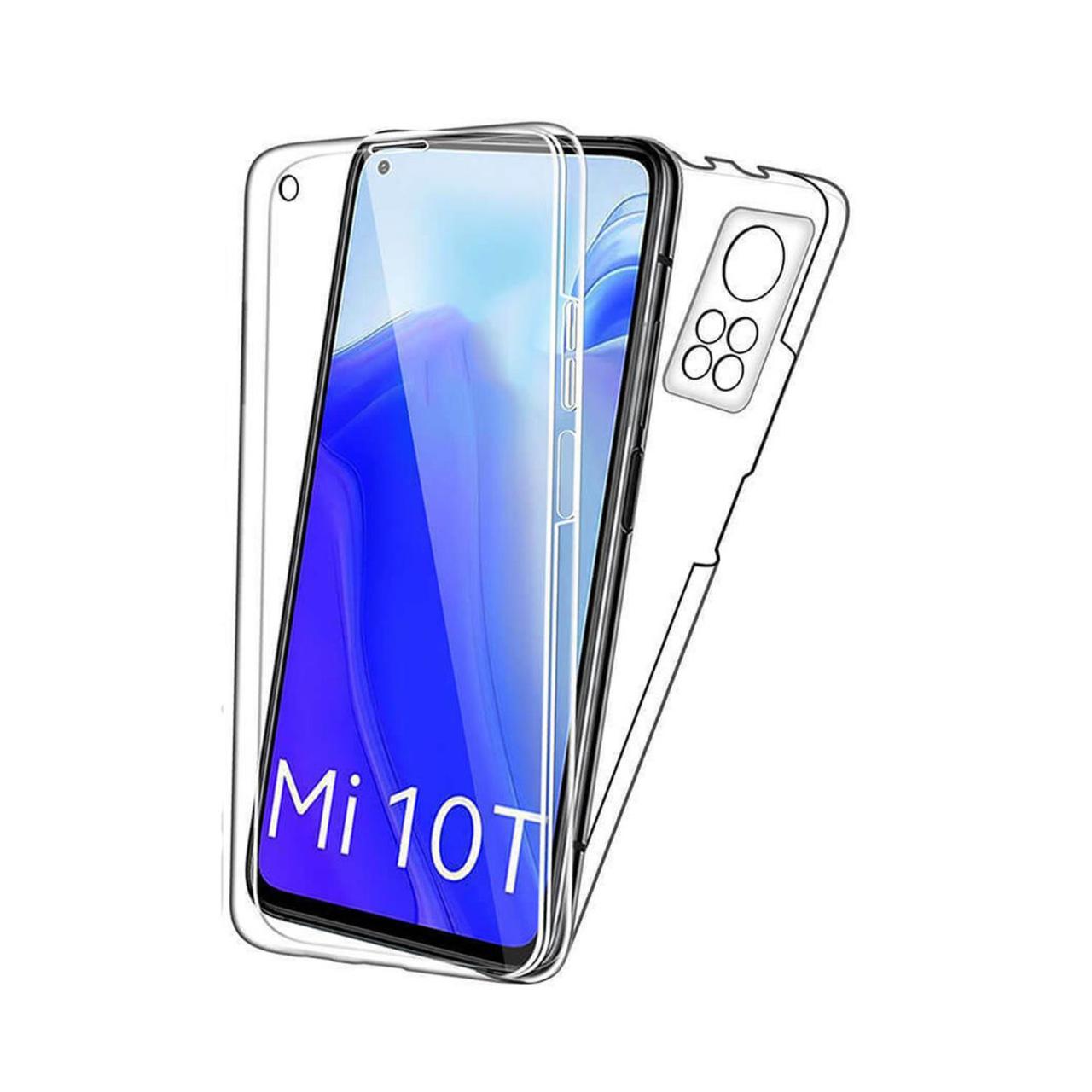 Microcase Xiaomi Mi 10T 360 Tpu Serisi Ön Arka Full Cover Şeffaf Kılıf