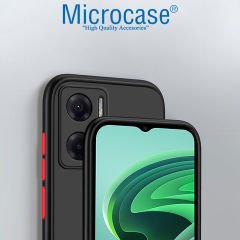 Microcase Xiaomi Redmi Note 11E / Redmi 10 5G London Serisi Darbeye Dayanıklı Kılıf - Siyah AL3415